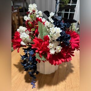 Fireworks Extraordinaire! faux flower arrangement